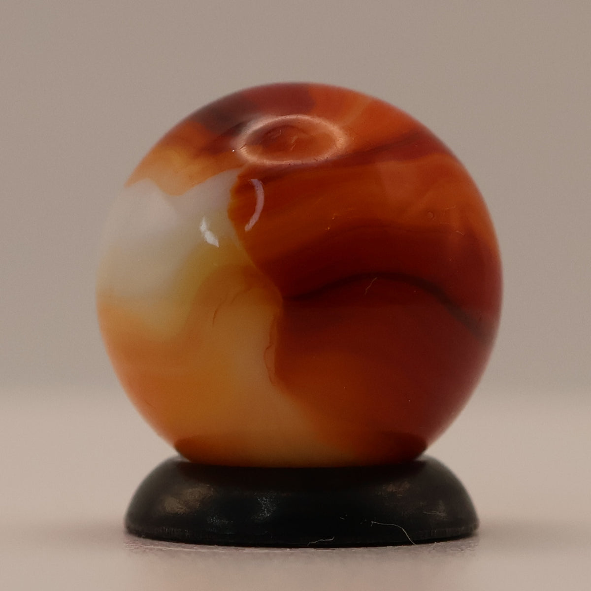 Gorgeous coloring! 5/8" Red Patch Marble M-