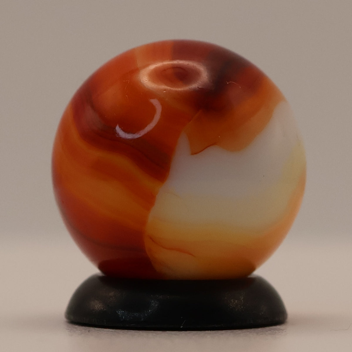 Gorgeous coloring! 5/8" Red Patch Marble M-