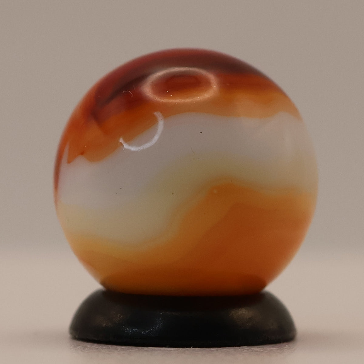 Gorgeous coloring! 5/8" Red Patch Marble M-