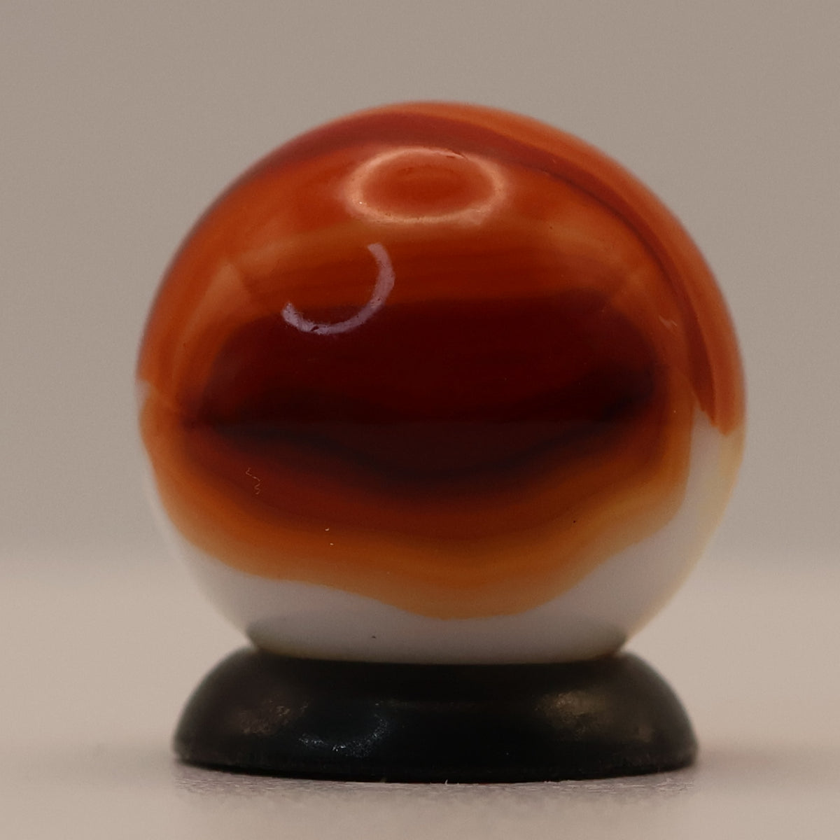Gorgeous coloring! 5/8" Red Patch Marble M-