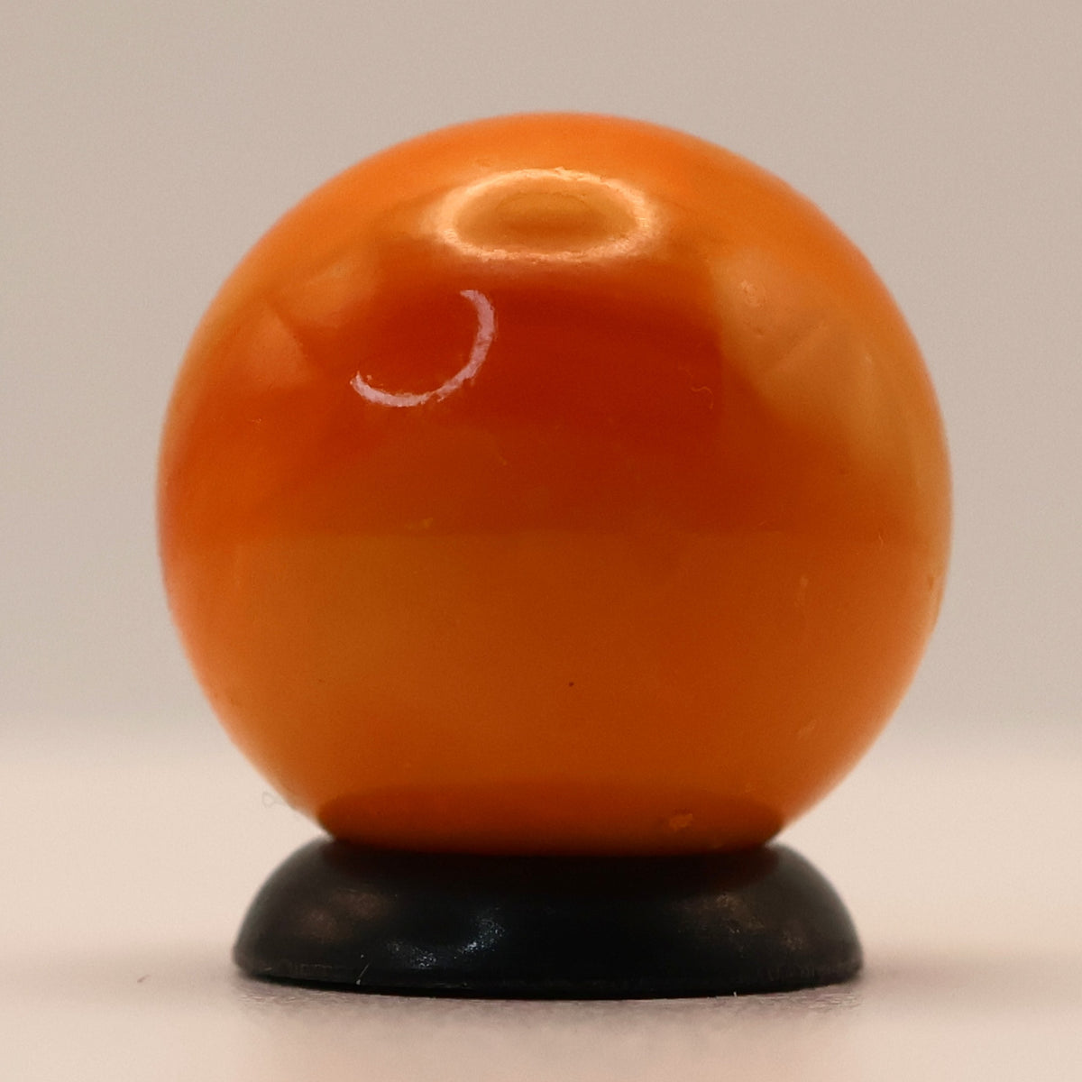 5/8" Akro Agate Orange Patch Marble NM+
