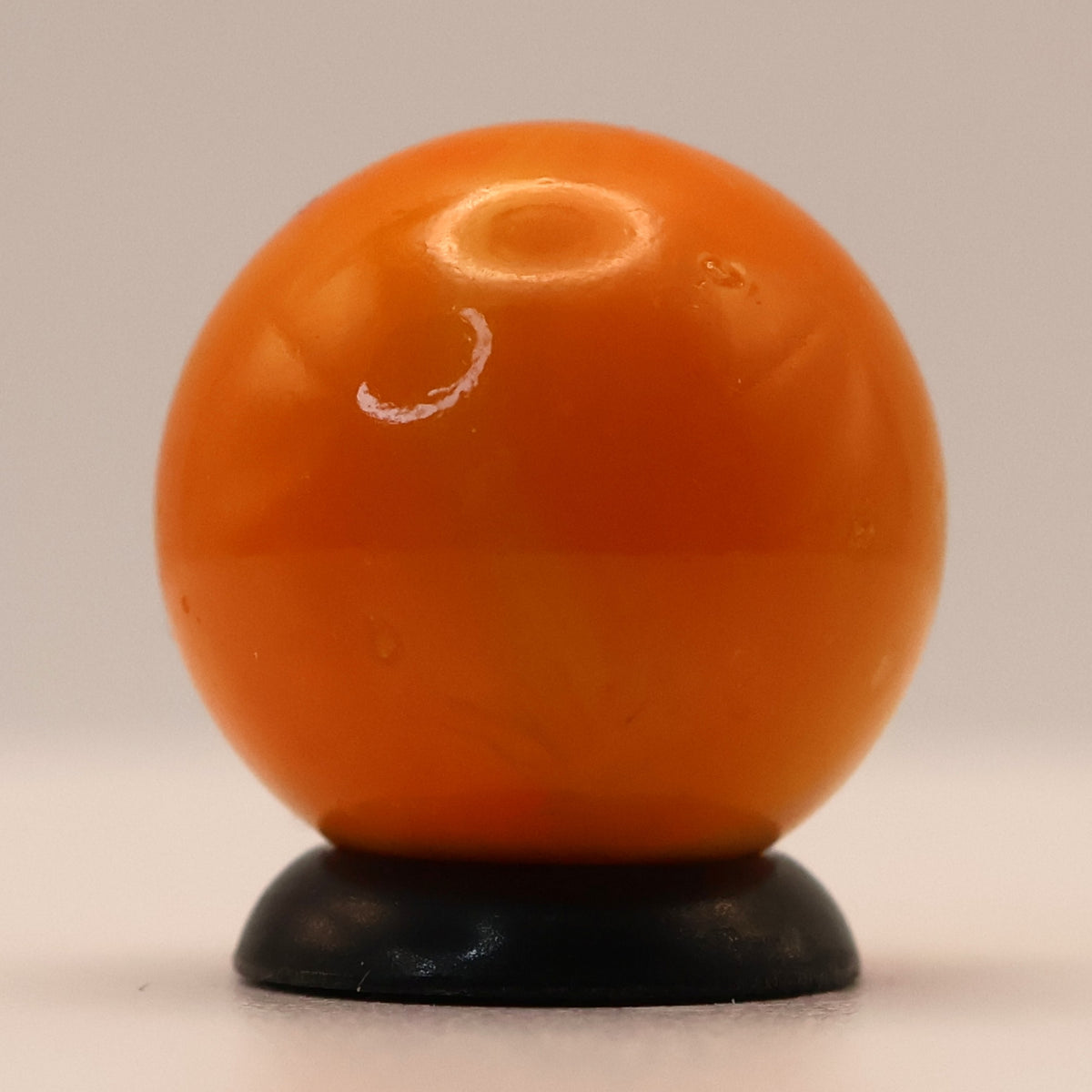 5/8" Akro Agate Orange Patch Marble NM+