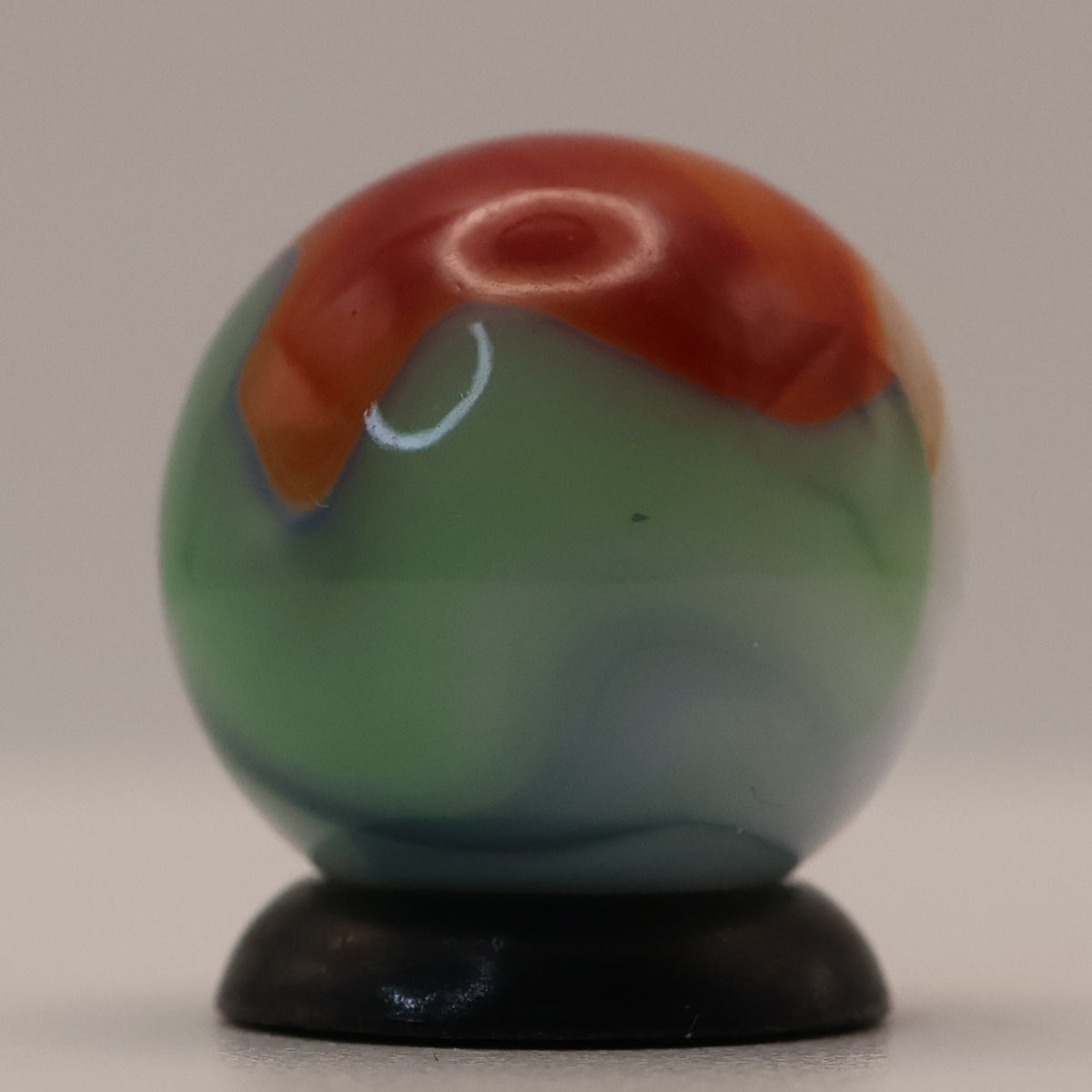 5/8" Vitro Agate drippy PARAKEET Marble MINT