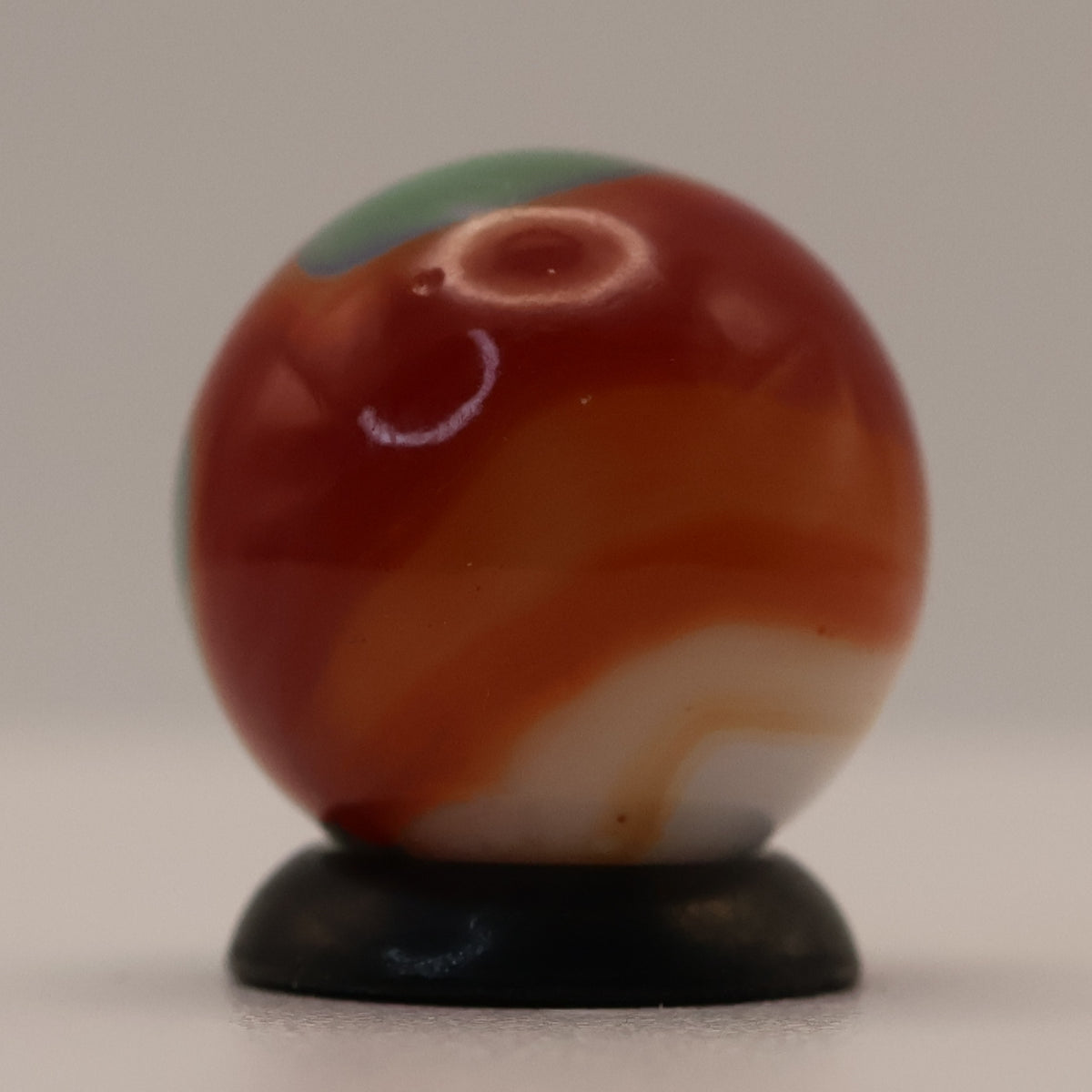 5/8" Vitro Agate drippy PARAKEET Marble MINT