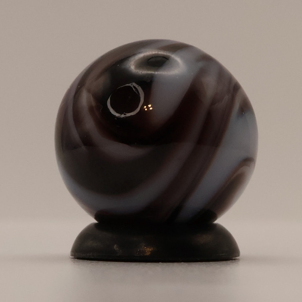 5/8" Deep Purple Slag Marble MINT