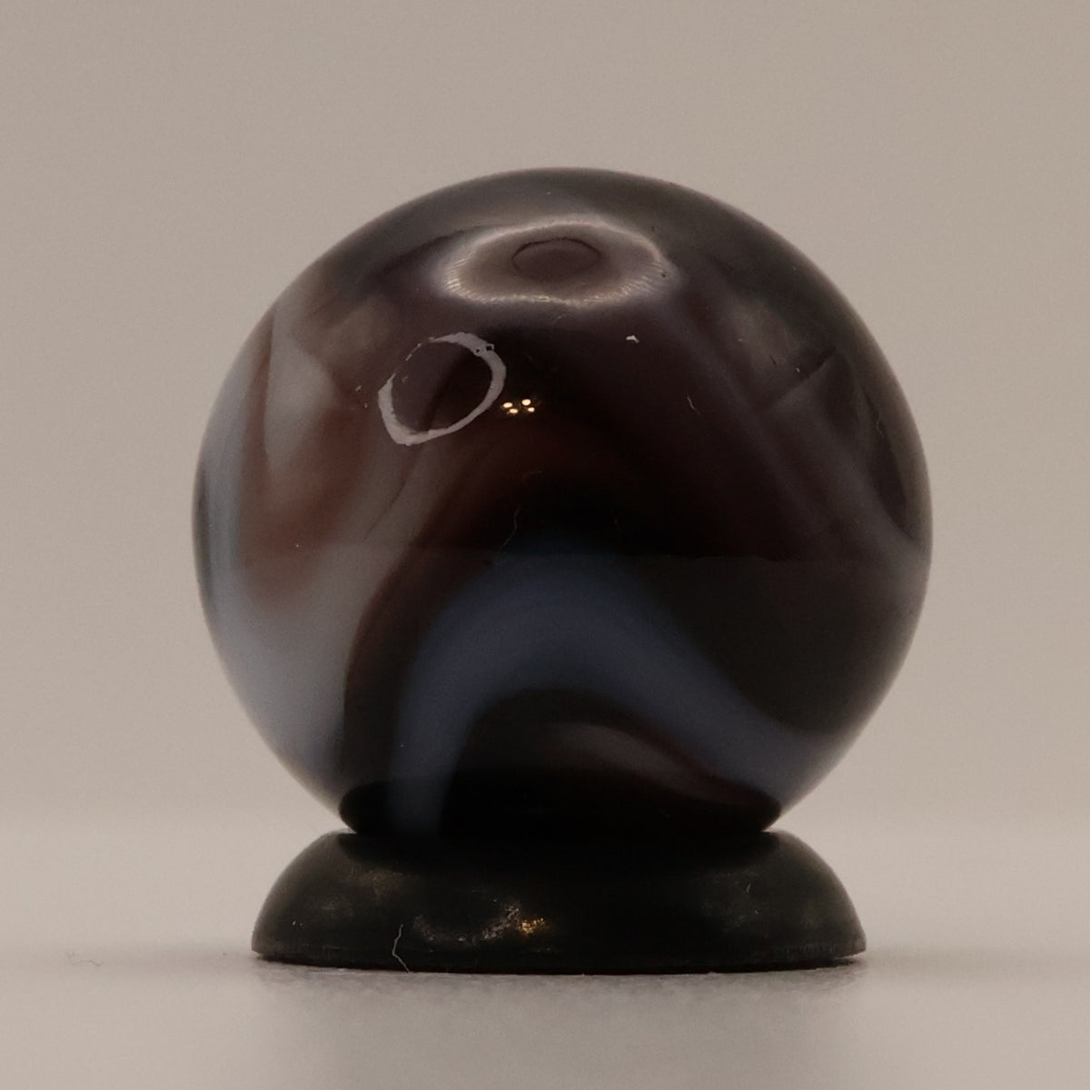 5/8" Deep Purple Slag Marble MINT