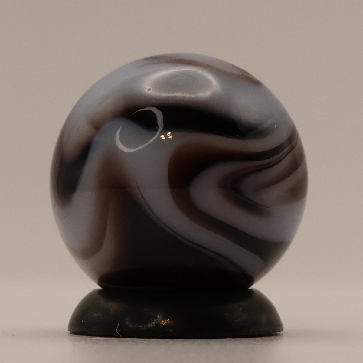 5/8" Deep Purple Slag Marble MINT