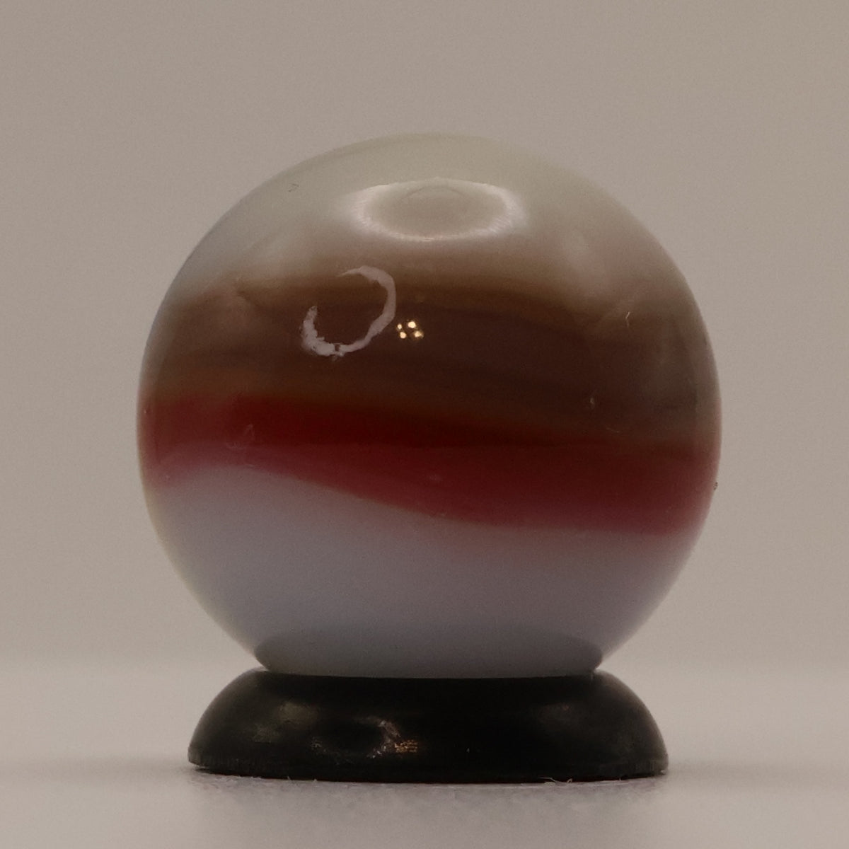 5/8" VINTAGE Vitro Agate Tri-Lite Marble NM++