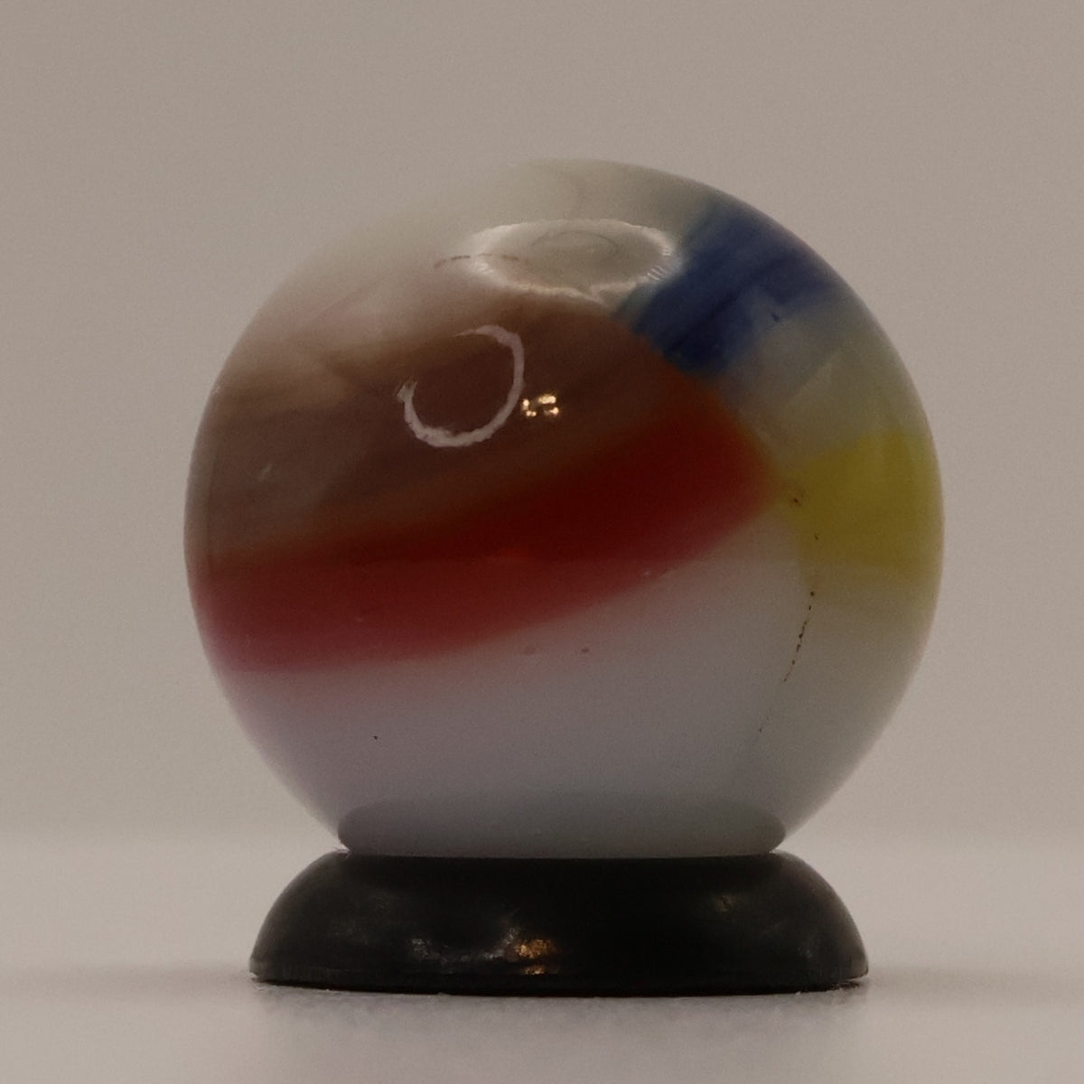 5/8" VINTAGE Vitro Agate Tri-Lite Marble NM++