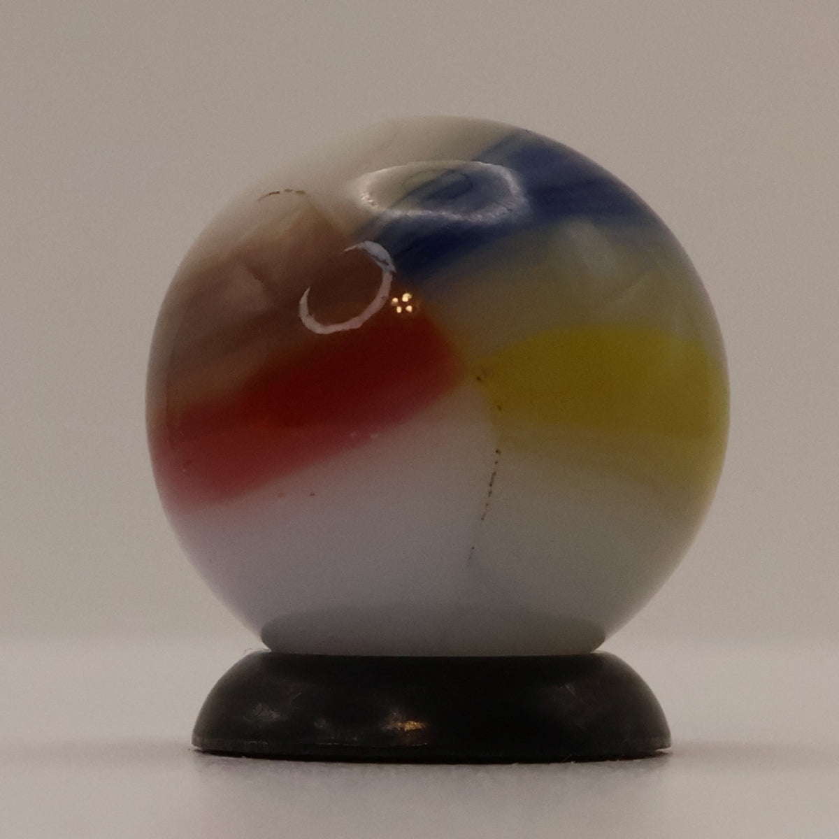 5/8" VINTAGE Vitro Agate Tri-Lite Marble NM++