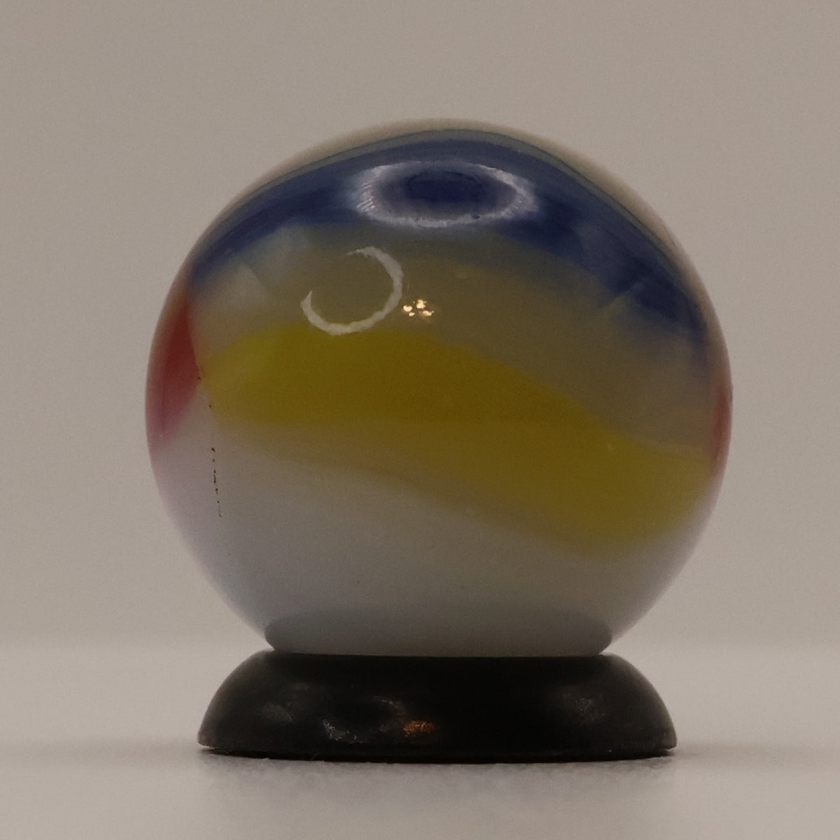 5/8" VINTAGE Vitro Agate Tri-Lite Marble NM++