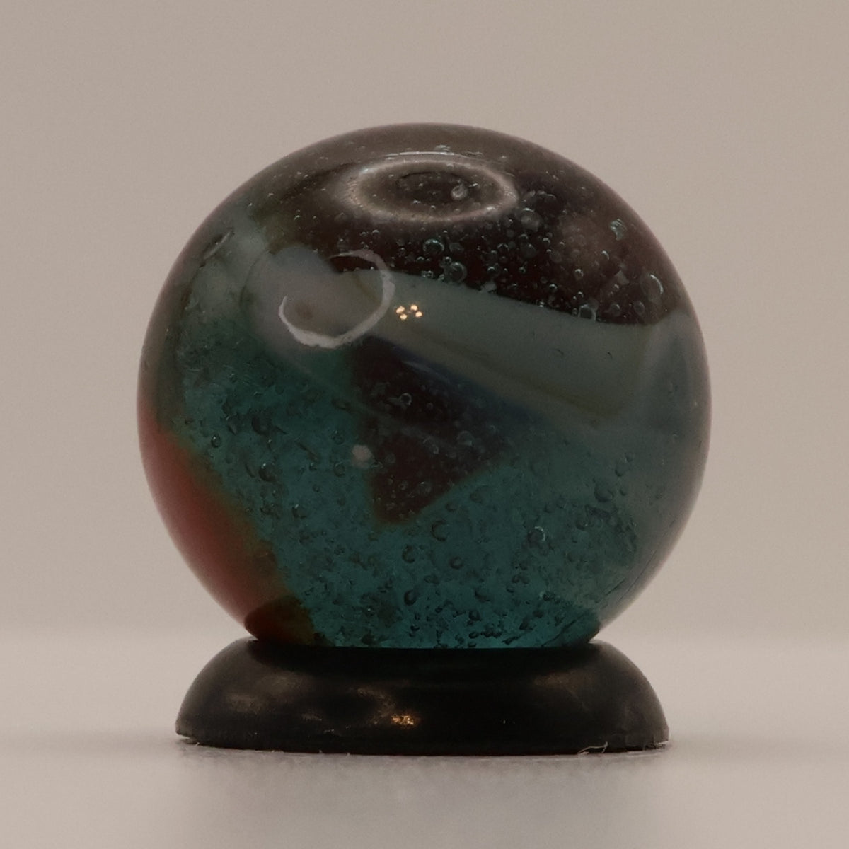9/16" Peltier Rainbo Swirl Great Colors! MINT-