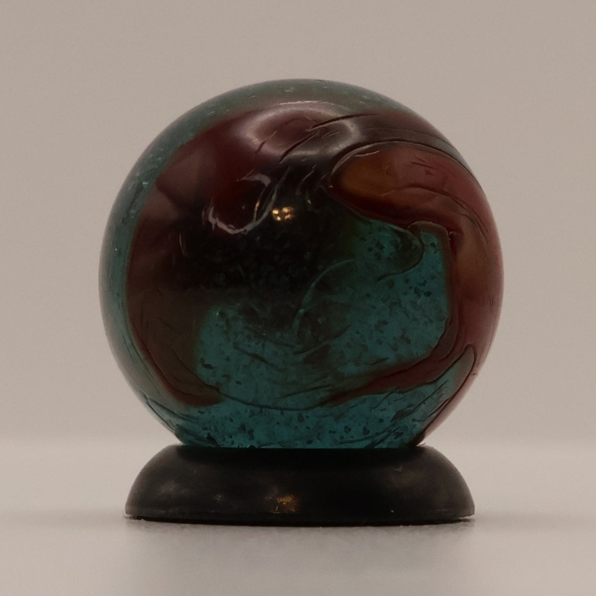 9/16" Peltier Rainbo Swirl Great Colors! MINT-