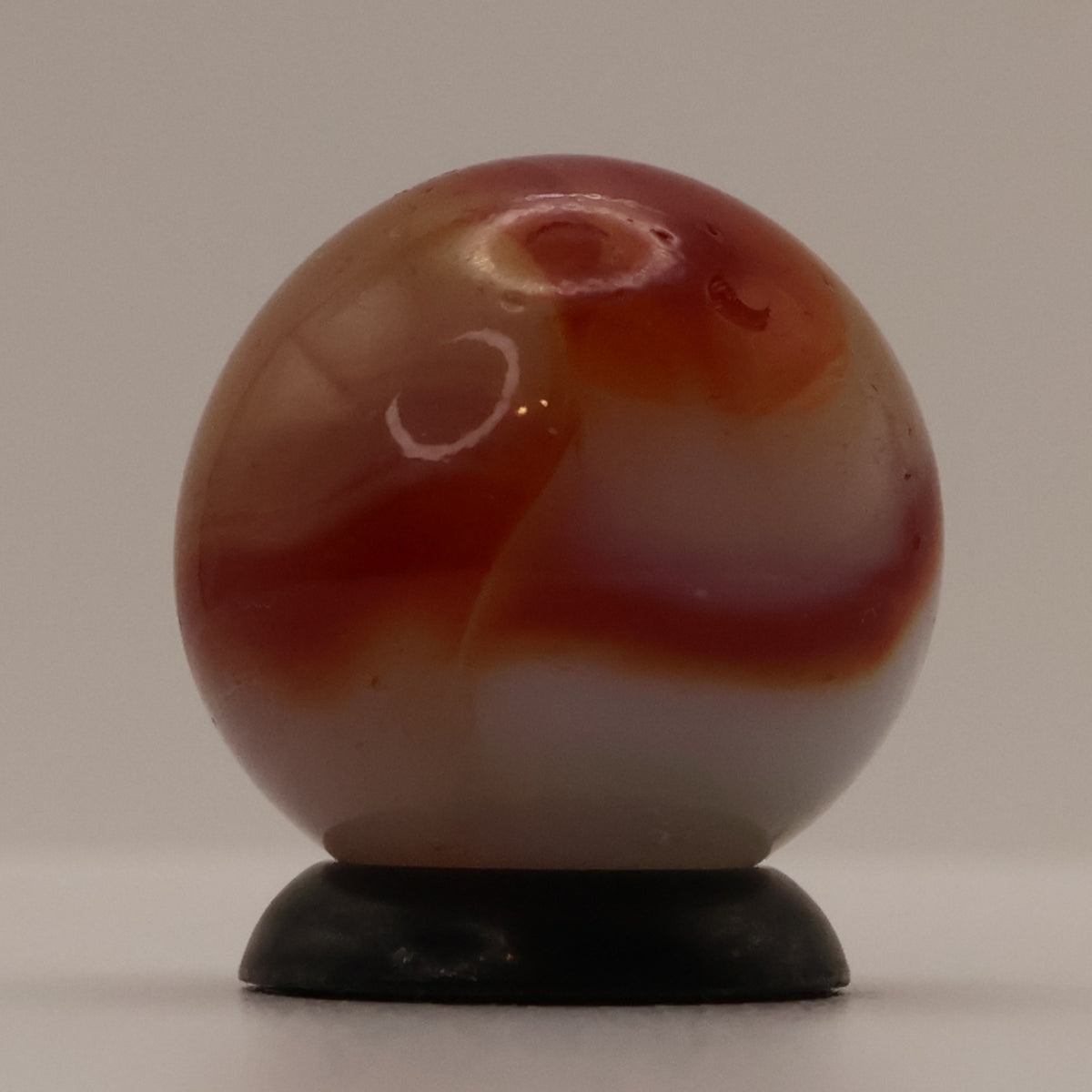 5/8" Peltier Rainbo White & Translucent Red NM+