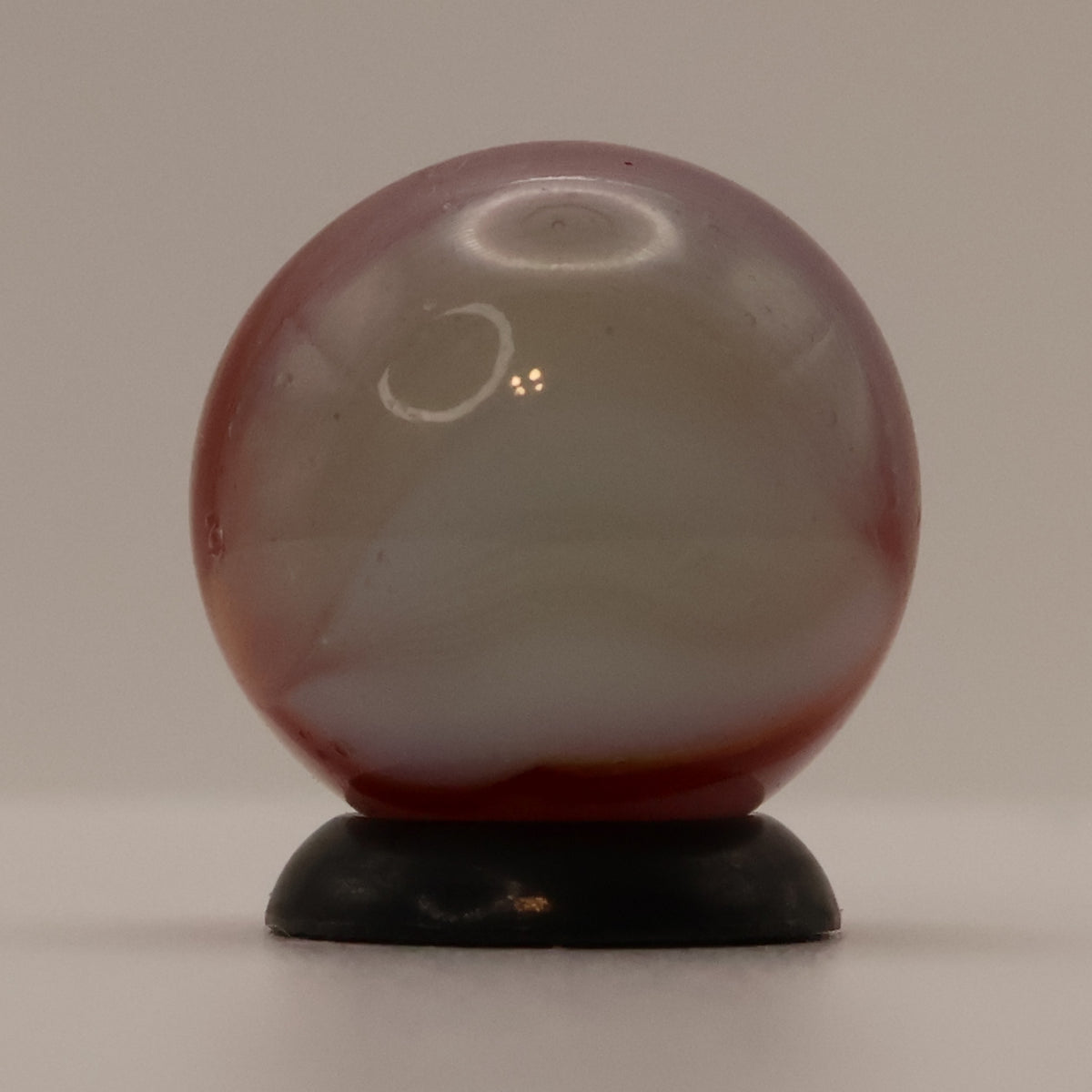 5/8" Peltier Rainbo White & Translucent Red NM+