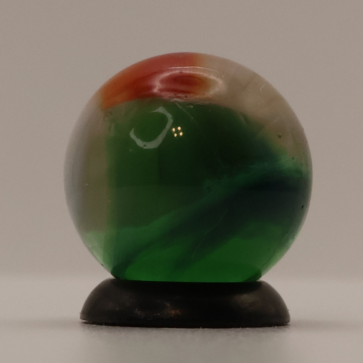 5/8" Vitro Agate Helmet Marble Green M-