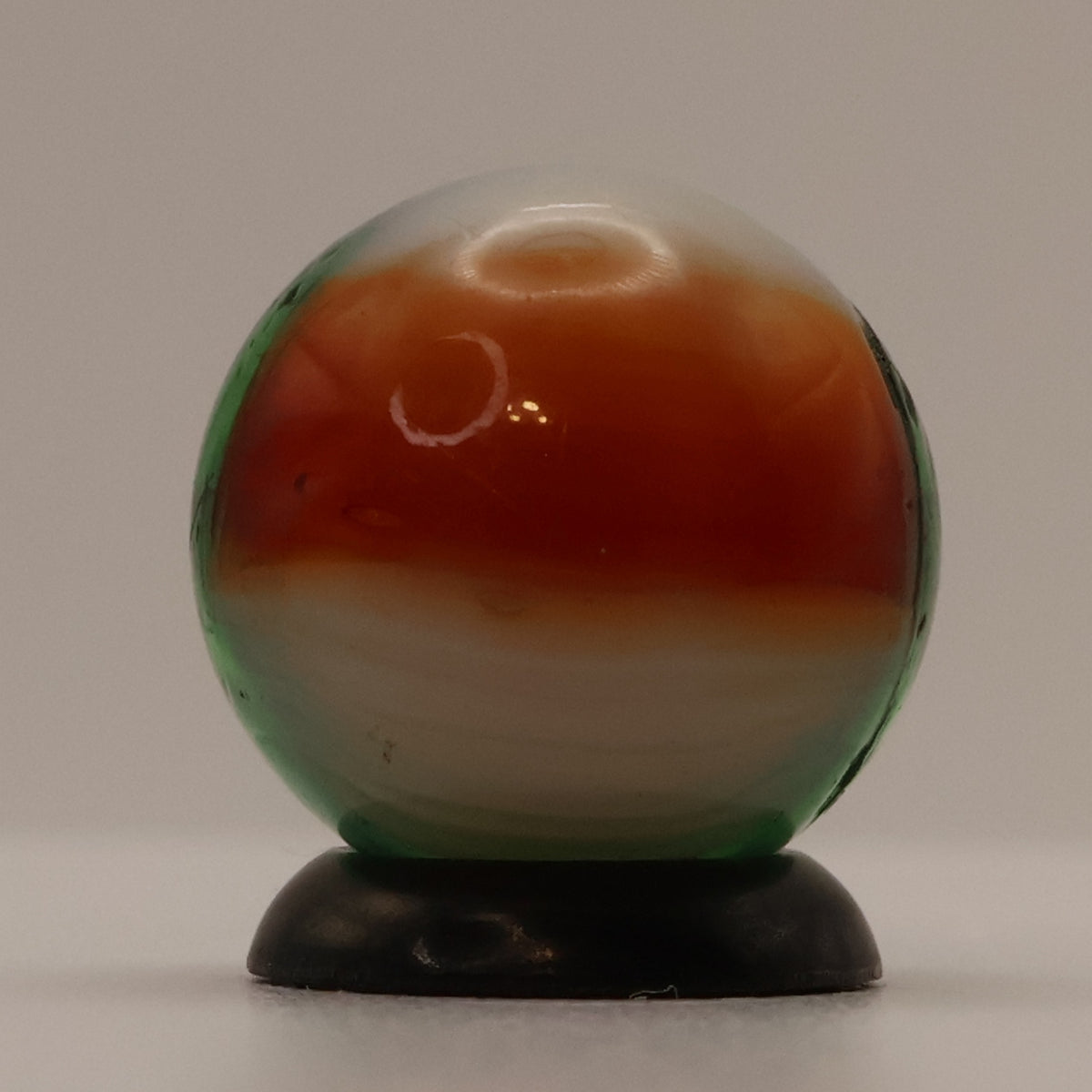 5/8" Vitro Agate Helmet Marble Green M-