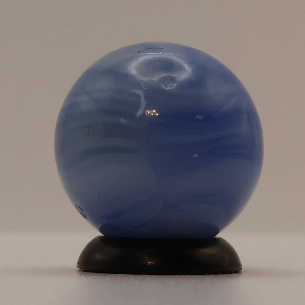 5/8" Vitro Agate Translucent Patch Marble Baby Blue NM+