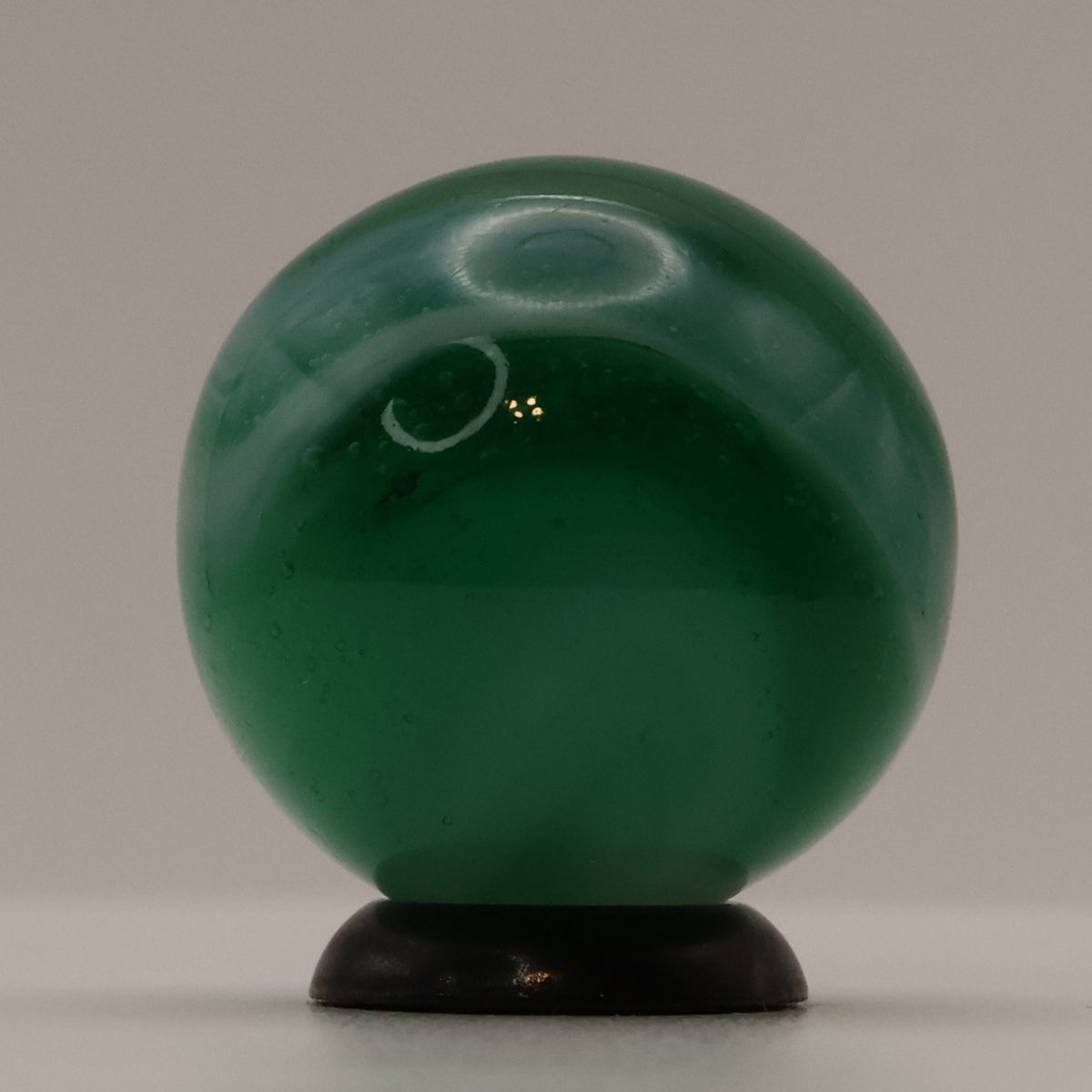 3/4" Akro Agate Patch Marble Green & Mossy MINT