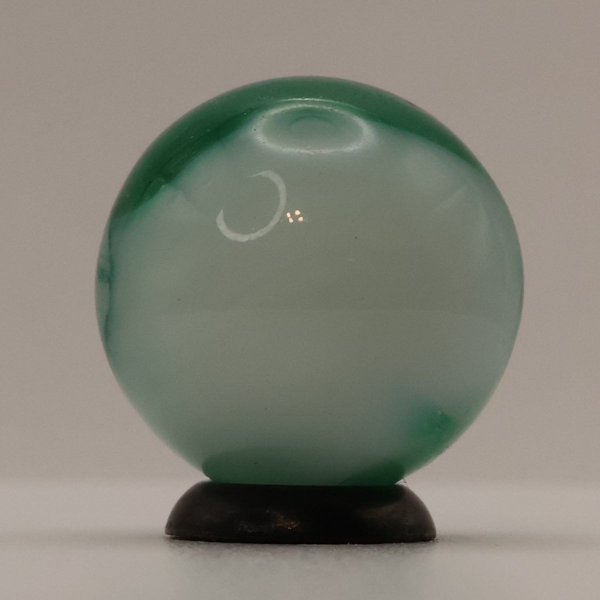 3/4" Akro Agate Patch Marble Green & Mossy MINT