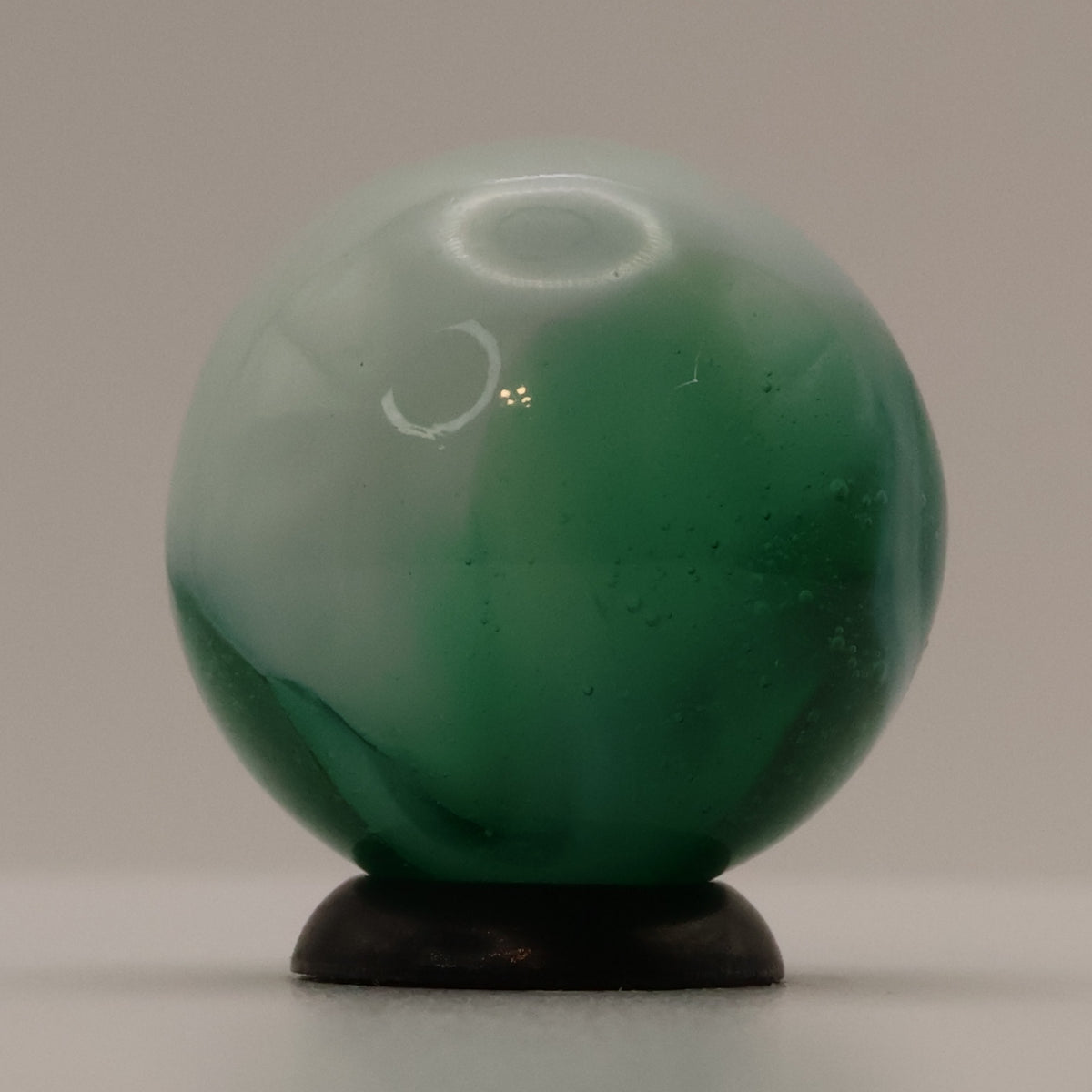 3/4" Akro Agate Patch Marble Green & Mossy MINT