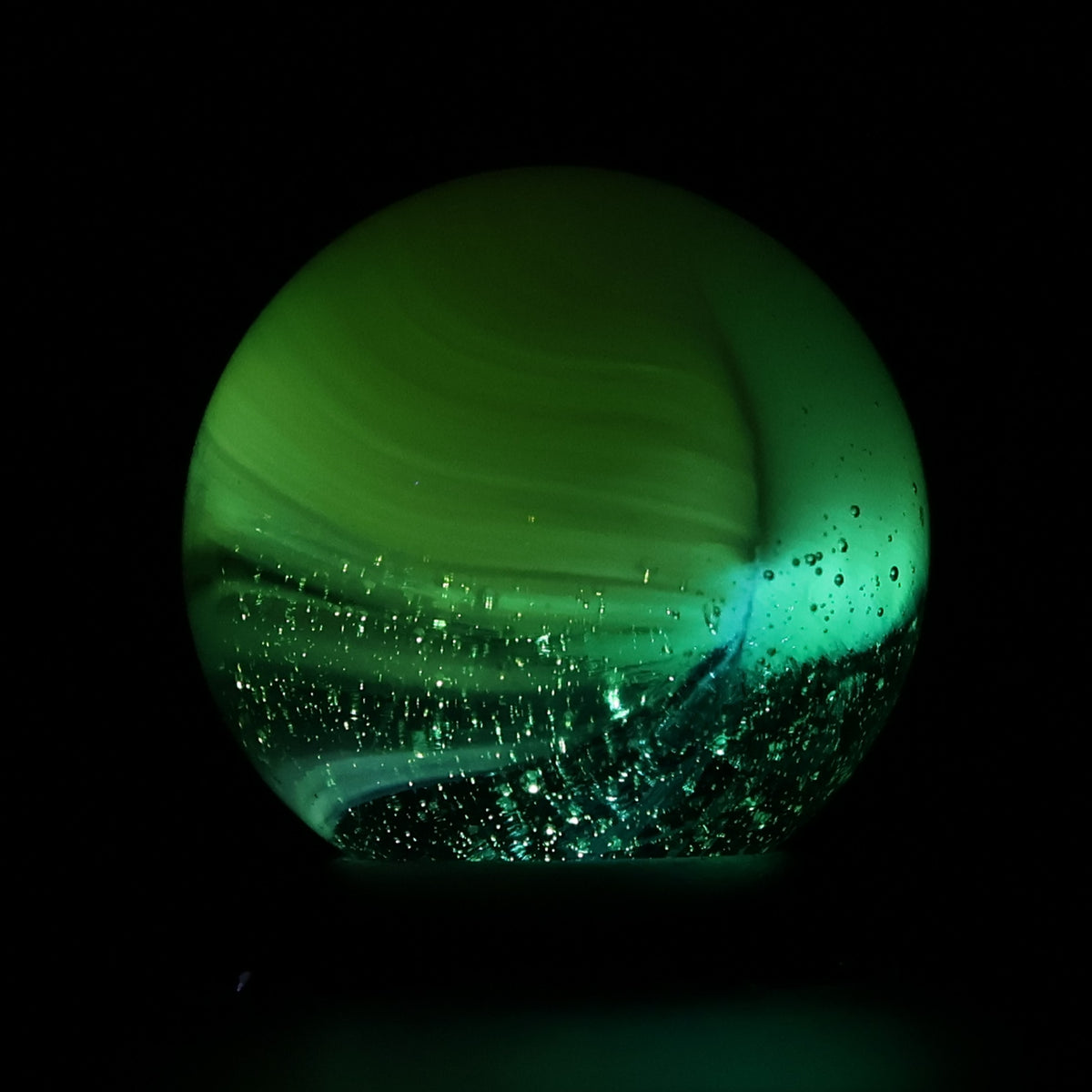5/8" Vitro Agate Translucent Green Based Patch MINT-