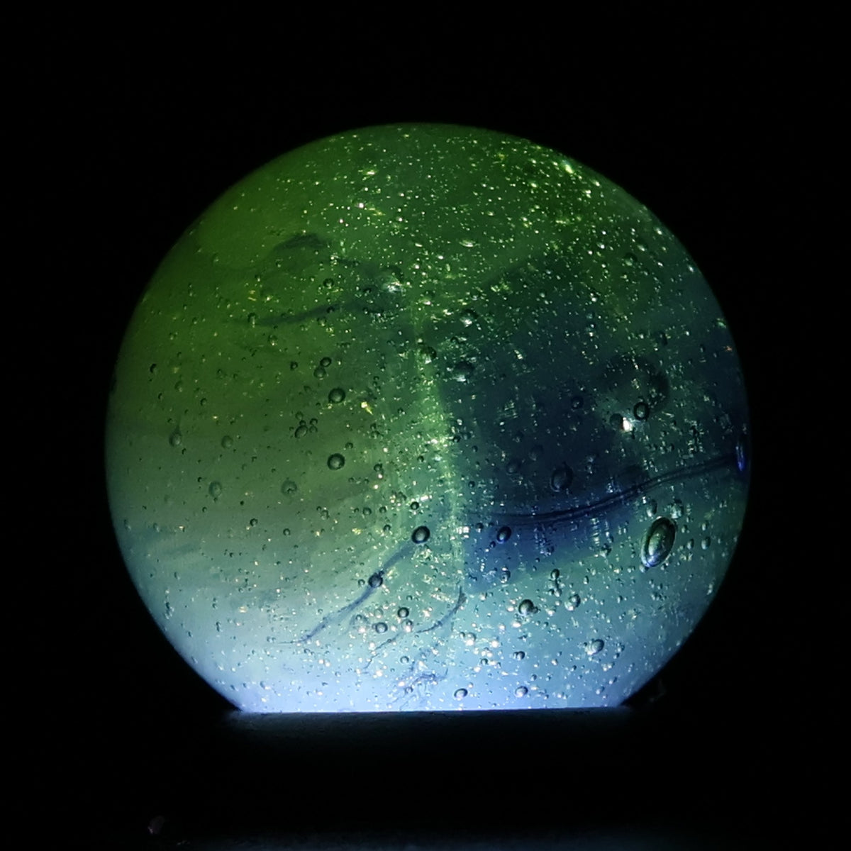 5/8" Akro Agate Translucent Patch Marble M-