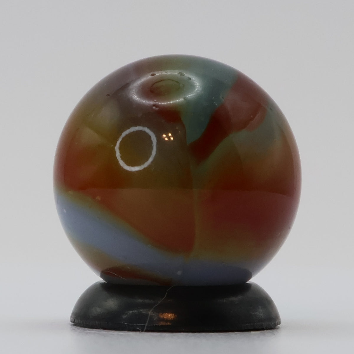 5/8" Peltier Rainbo Translucent Marble MINT