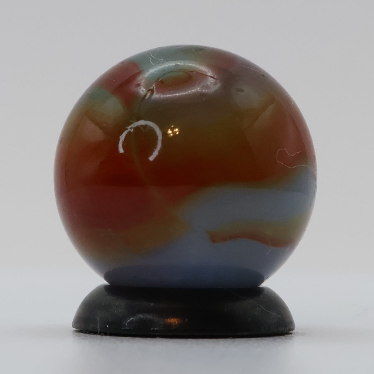 5/8" Peltier Rainbo Translucent Marble MINT
