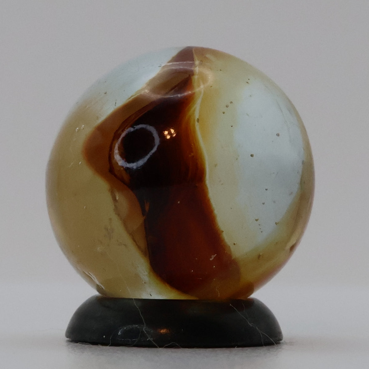 5/8" Peltier Rainbo Clear Based Marble M-