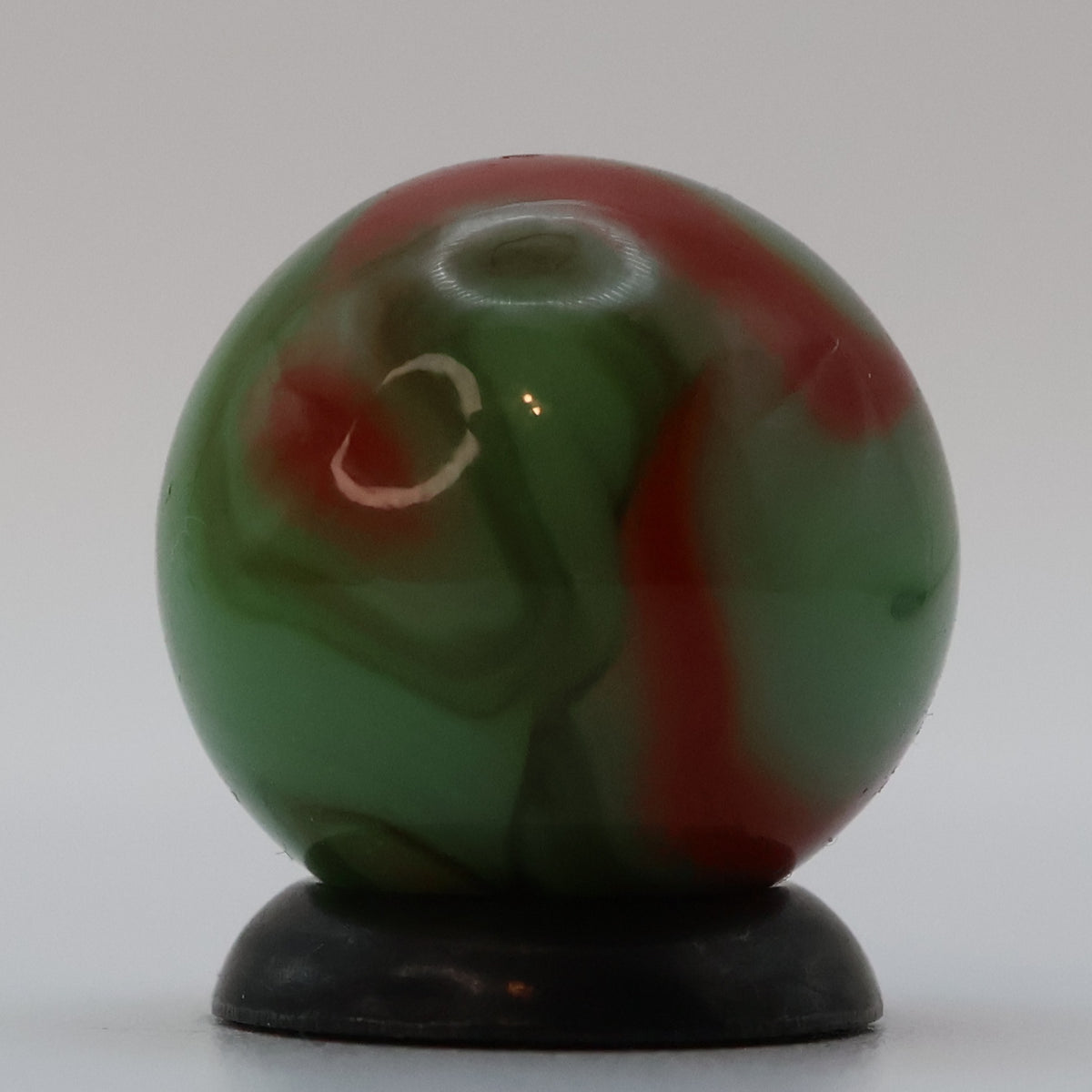 5/8" Alley Agate Coral Marble Pink & Green  NM