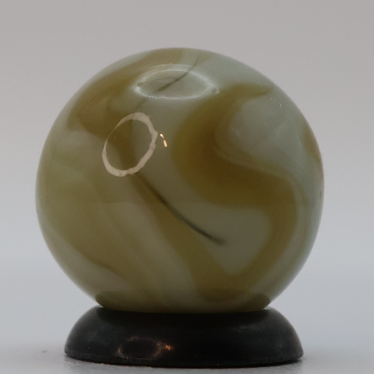 5/8" Swirl Marble Golden & Cream M-