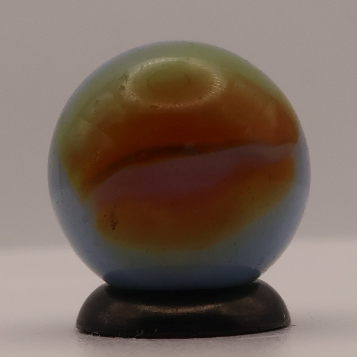 5/8" Peltier Rainbo URANIUM Blended green/orange M-