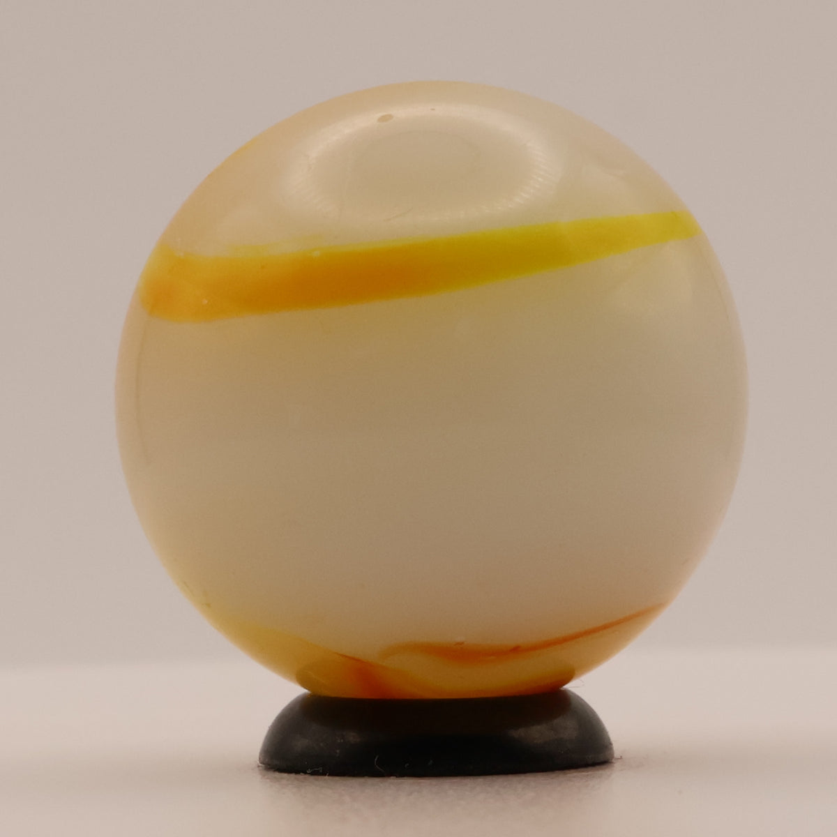 7/8" Peltier Rainbo Citrus Orange & Yellow marble M-