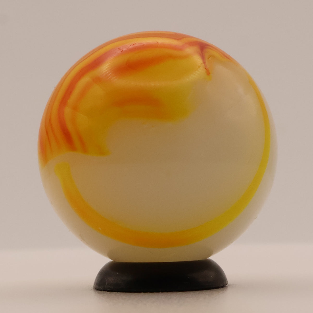 7/8" Peltier Rainbo Citrus Orange & Yellow marble M-