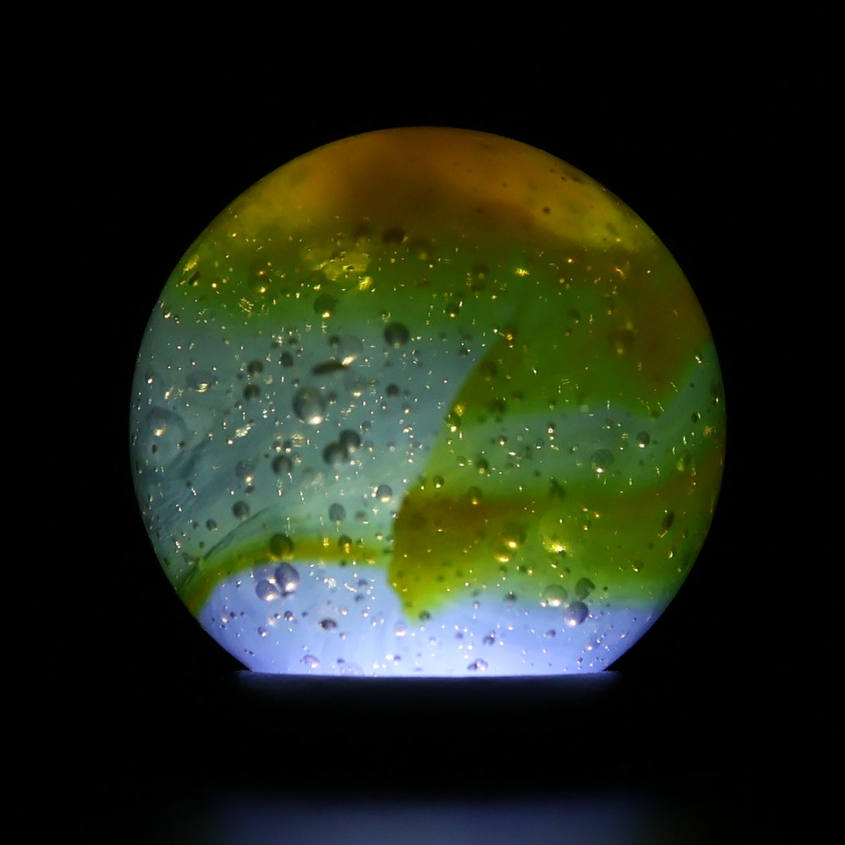 ~9/16" Peltier Rainbo Sprite Marble fizzy bubbly M-