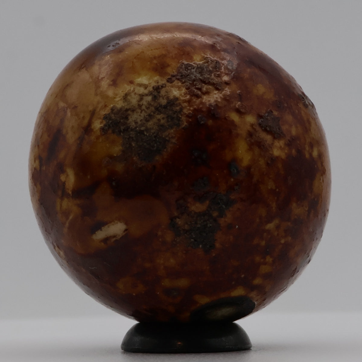 1 3/16" Vintage Glazed Bennington Marble MINT