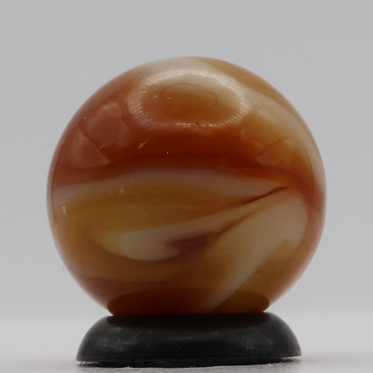 5/8" Red & Cream marble - gorgeous! NM+