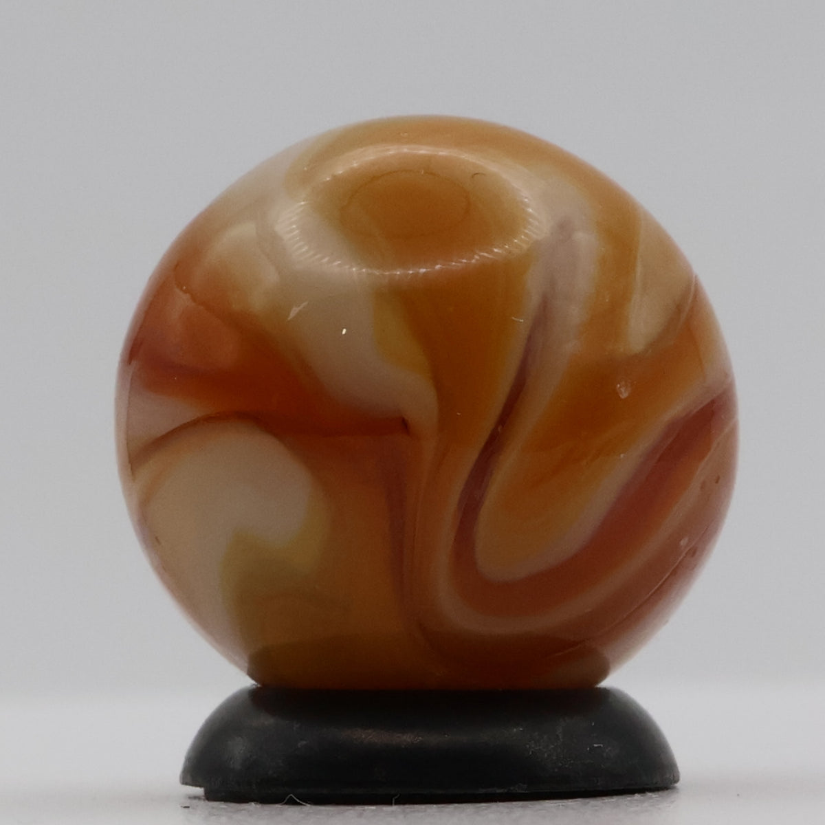 5/8" Red & Cream marble - gorgeous! NM+