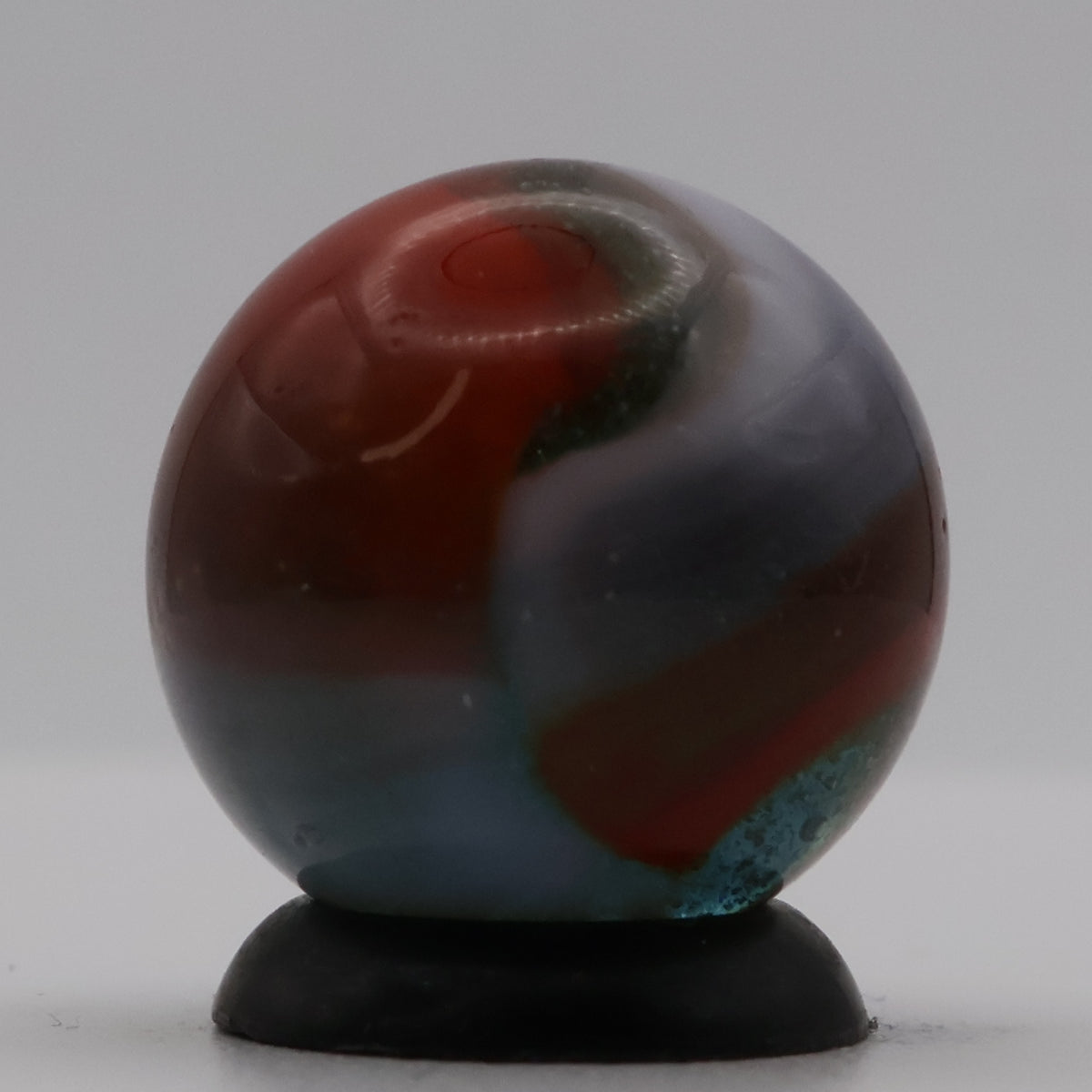 5/8" Peltier Rainbo Aqua Translucent Base Marble NM+