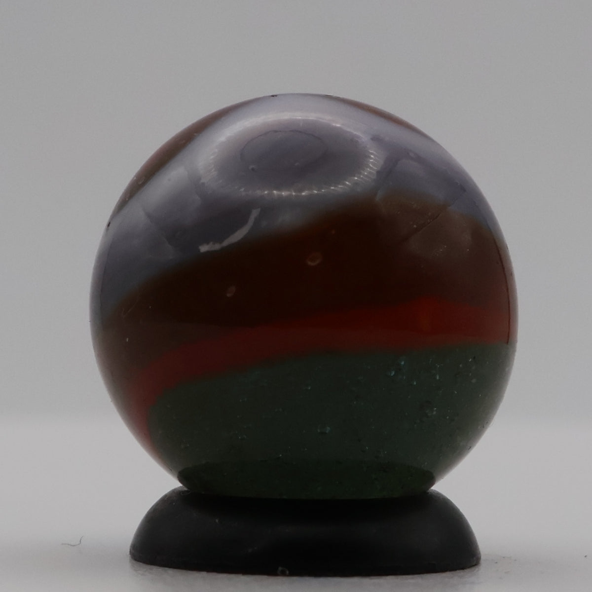 5/8" Peltier Rainbo Aqua Translucent Base Marble NM+