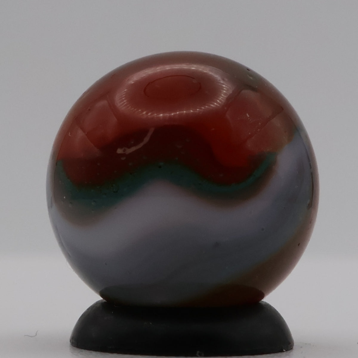5/8" Peltier Rainbo Aqua Translucent Base Marble NM+