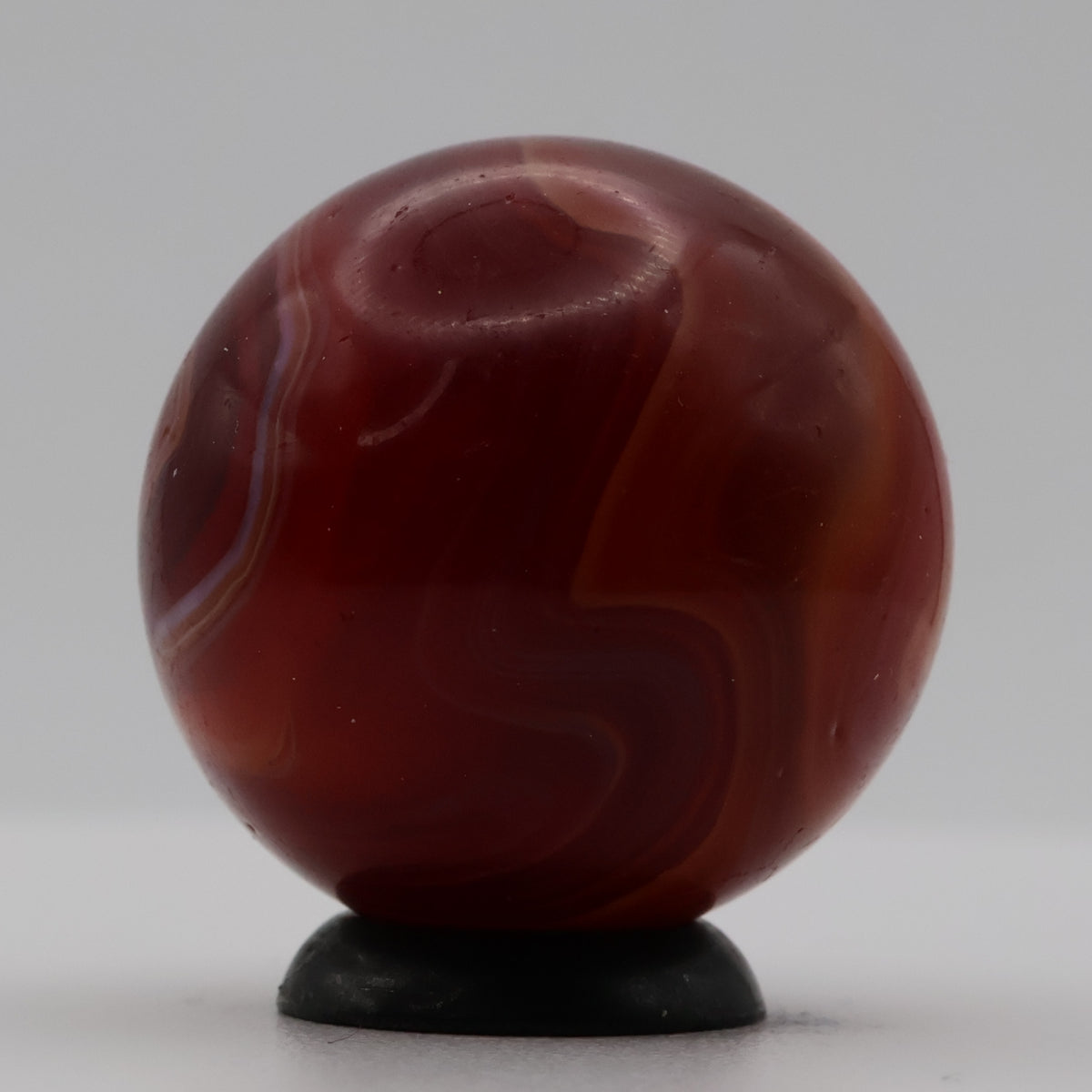 7/8" MFC Red Slag Marble, Turkey Head & small 9 pattern NM+