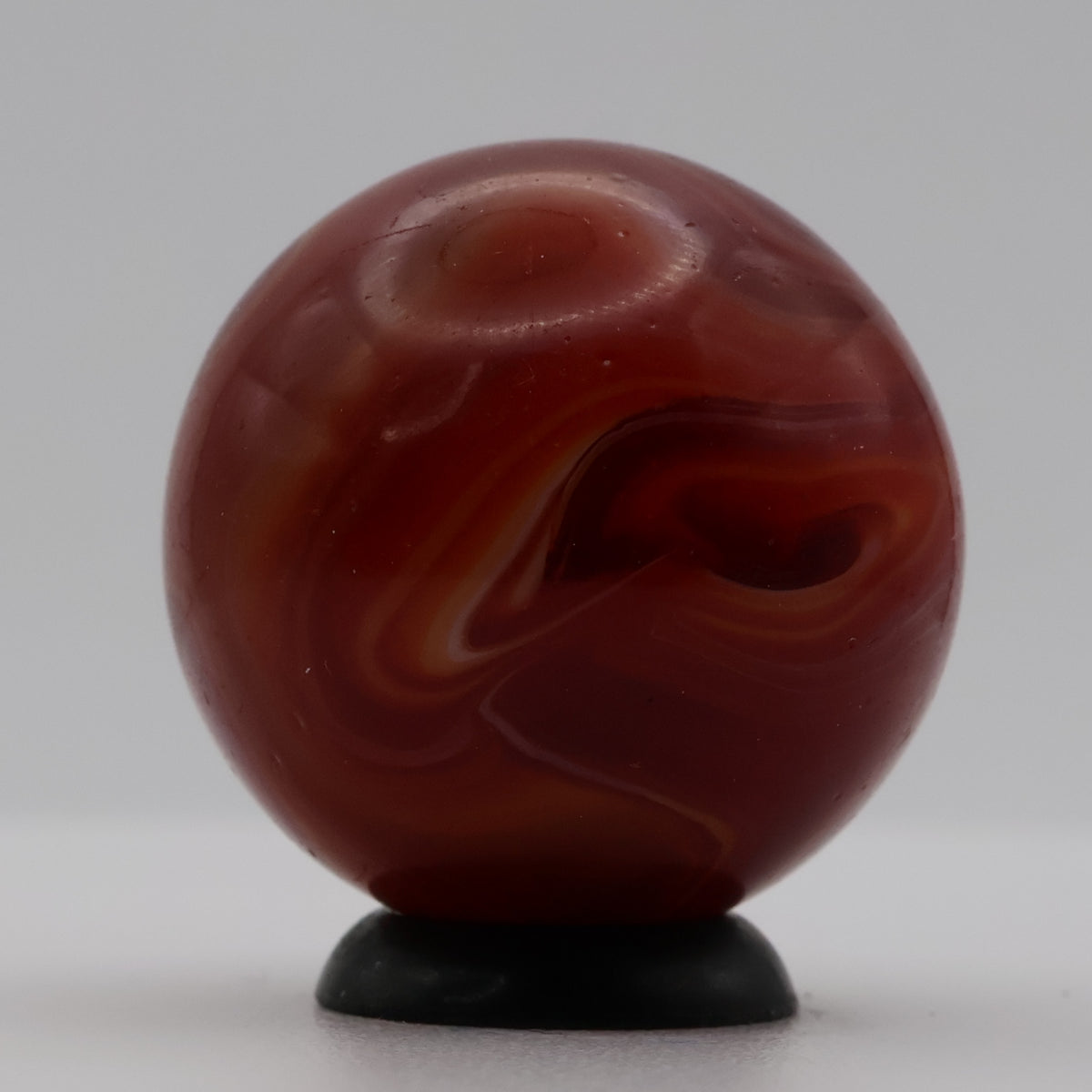7/8" MFC Red Slag Marble, Turkey Head & small 9 pattern NM+