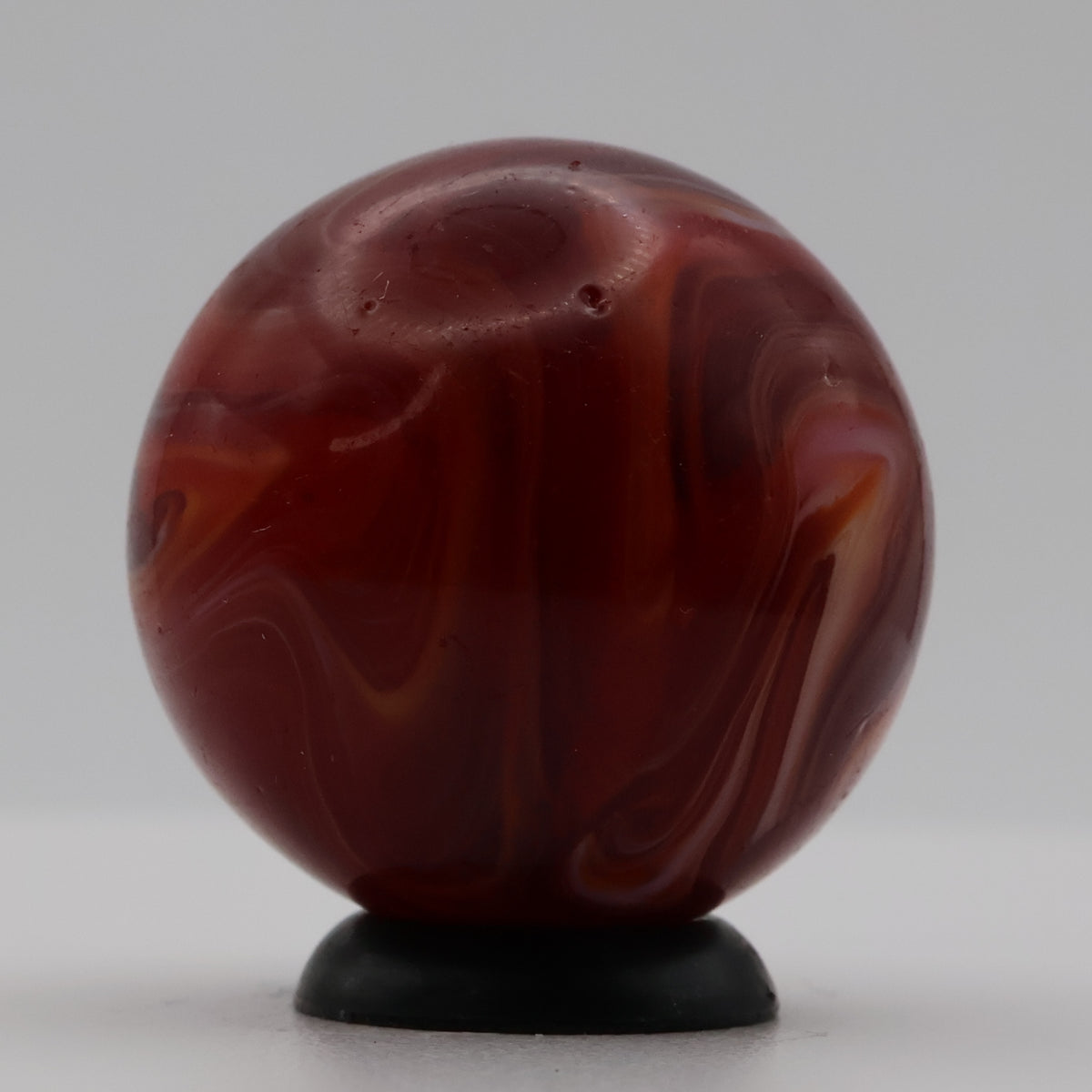 7/8" MFC Red Slag Marble, Turkey Head & small 9 pattern NM+