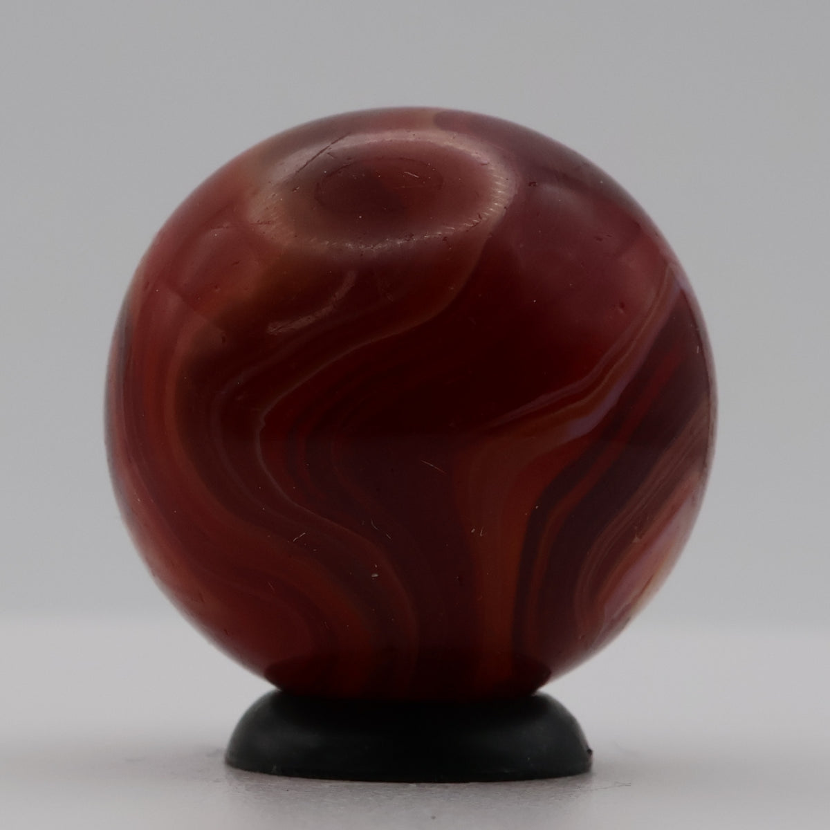 7/8" MFC Red Slag Marble, Turkey Head & small 9 pattern NM+