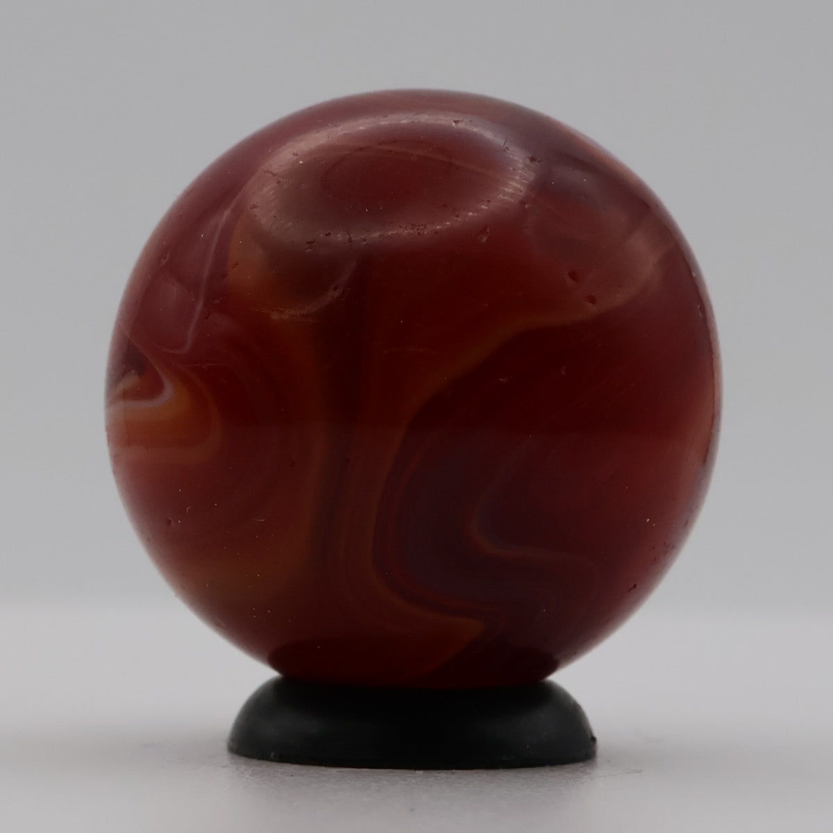 7/8" MFC Red Slag Marble, Turkey Head & small 9 pattern NM+