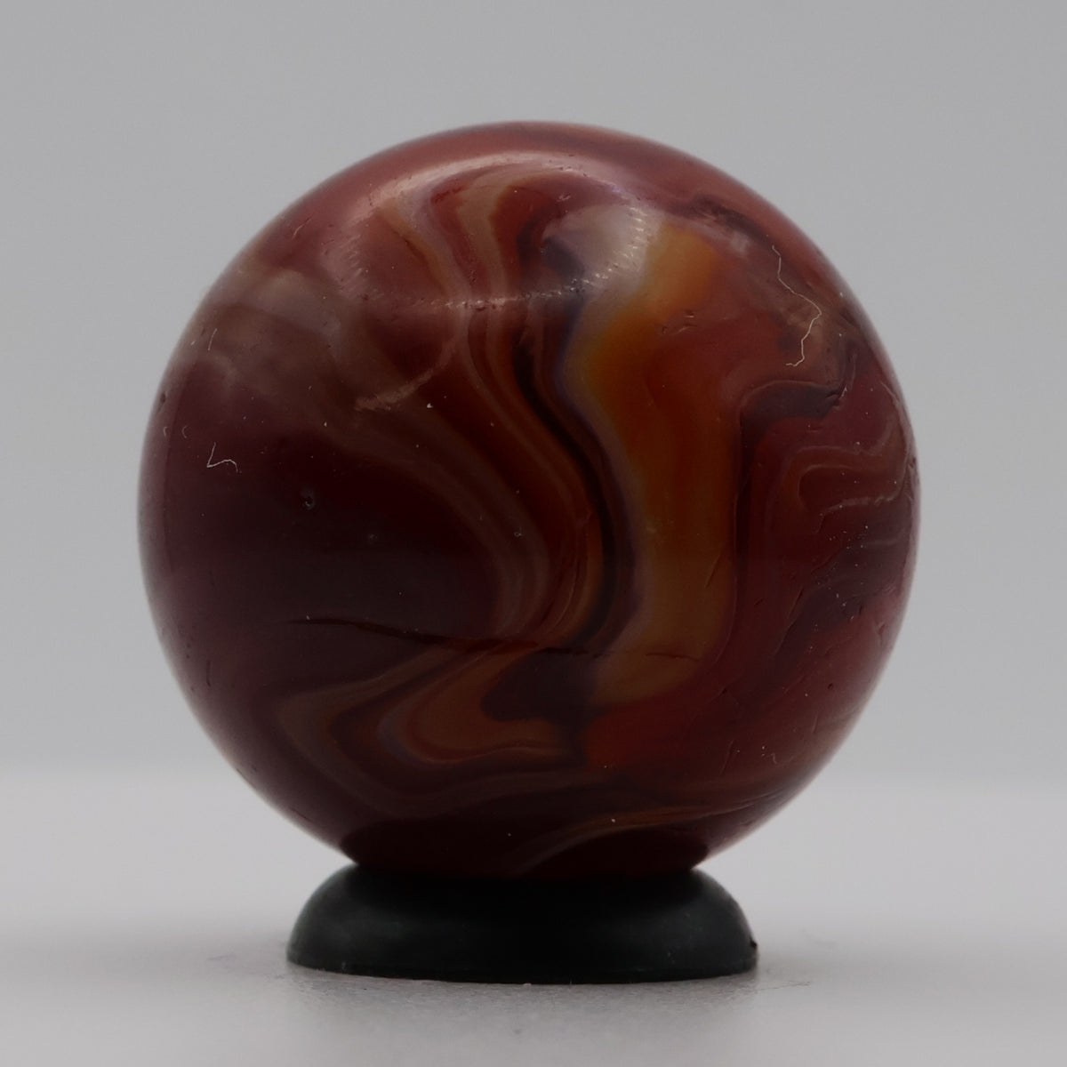 7/8" Red Slag Marble CAC NM+