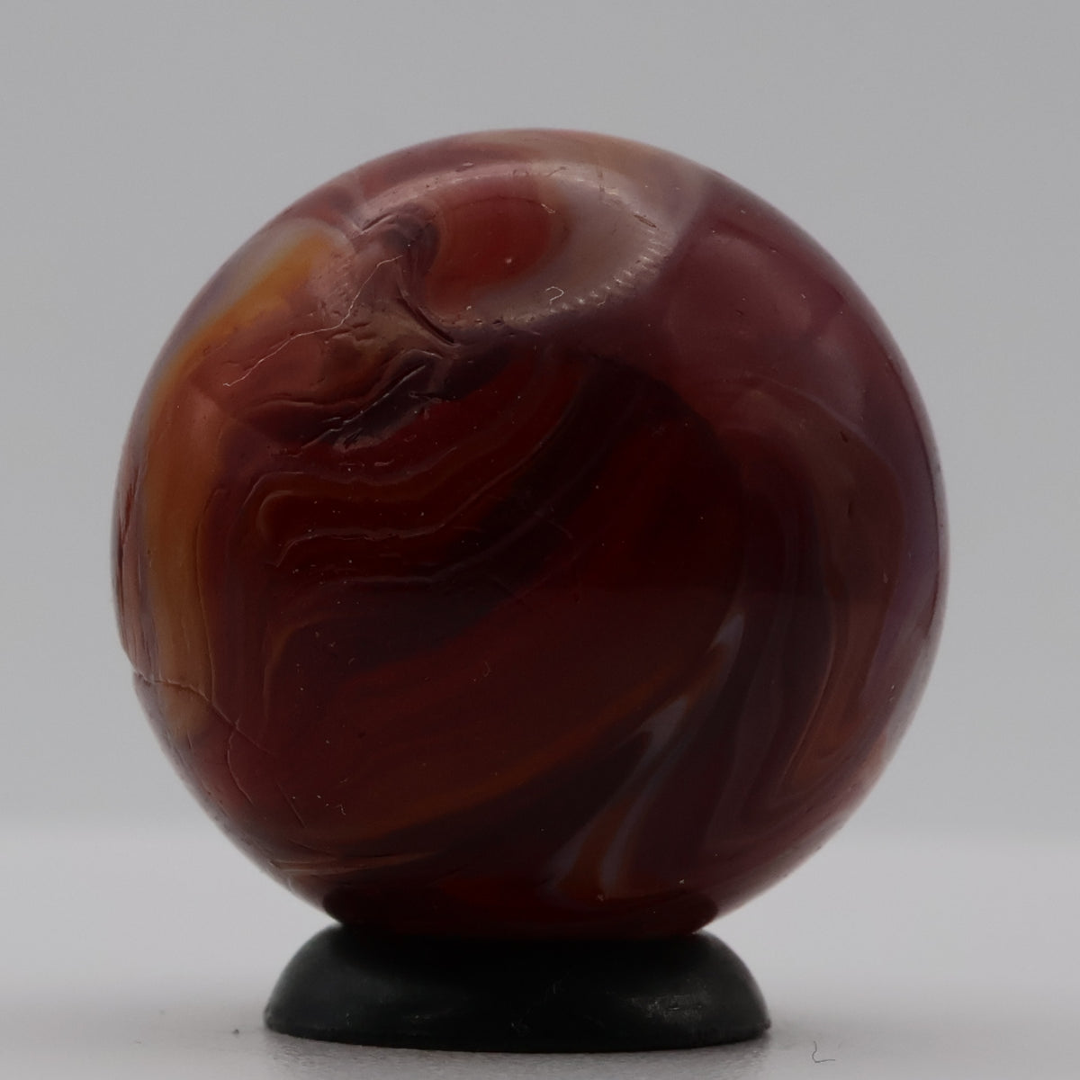 7/8" Red Slag Marble CAC NM+