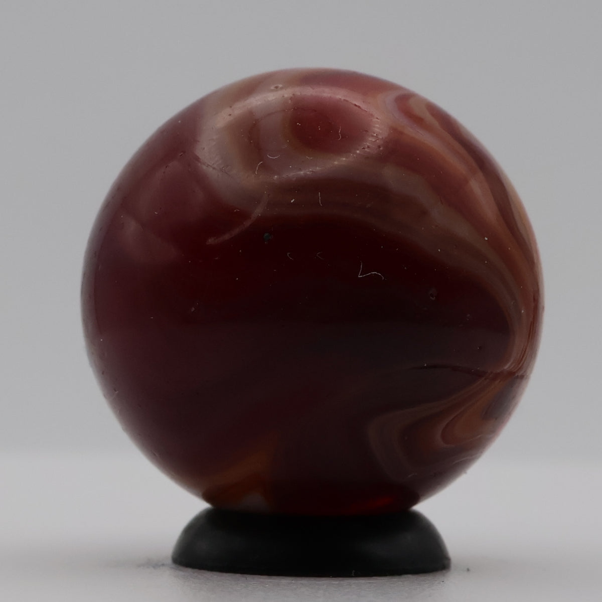7/8" Red Slag Marble CAC NM+